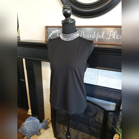 Jason Wu Elegant Black Sleeveless Top - Picture 3 of 10